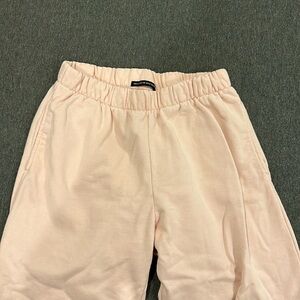 Brandy Melville - Light Pink Cuff Leg Rosa Sweatpants - Size Small